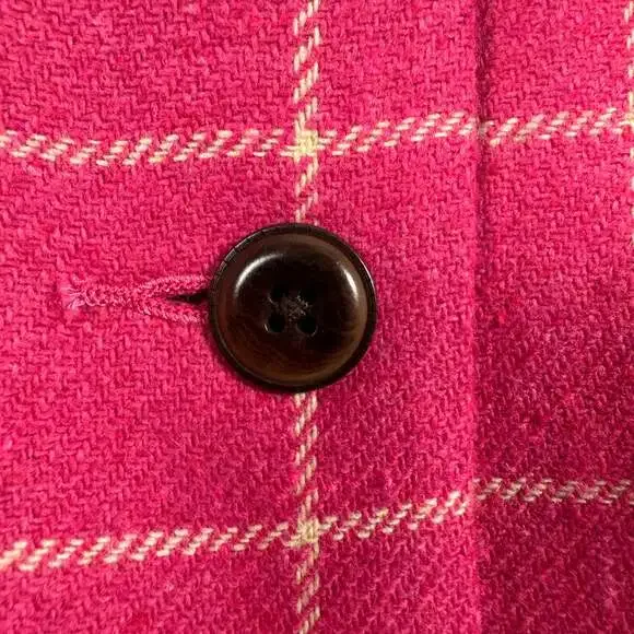 Vintage David Brooks Women's Plaid Wool Blazer Jacket, Size 6 - Picture 2 of 8